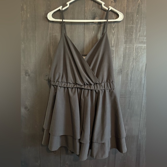 SHEIN Pants - SHEIN Ruched Tiered Mini Dress for Wedding Guest